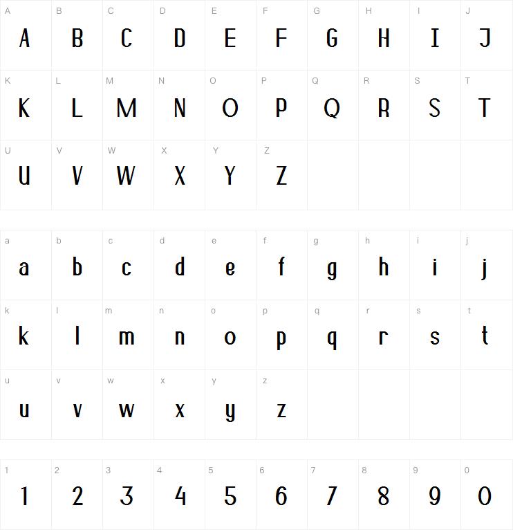 Kotta字体 Family字体