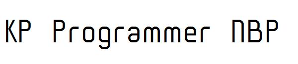 KP Programmer NBP字体