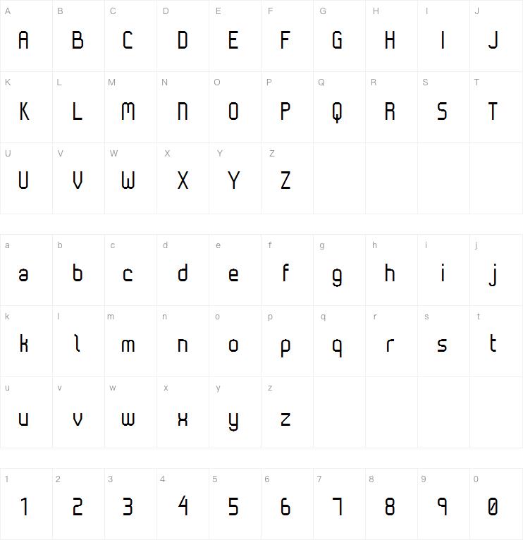 KP Programmer NBP字体