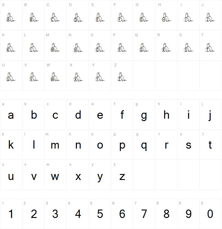 KR A Ferret for Angel字体