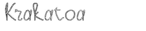 Krakatoa字体