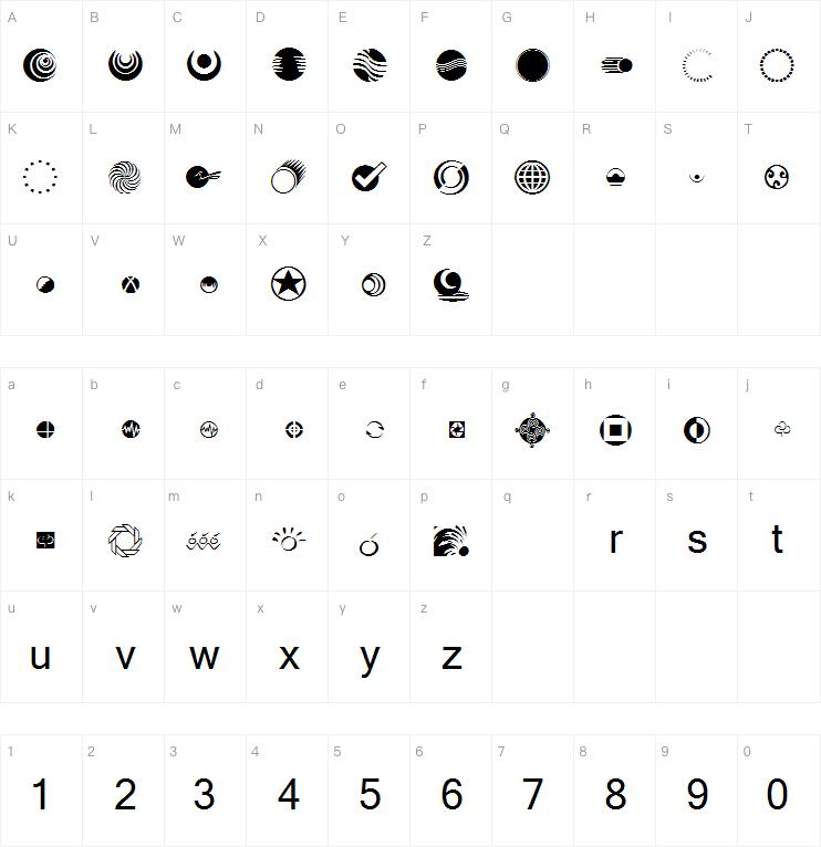 KR A Round字体