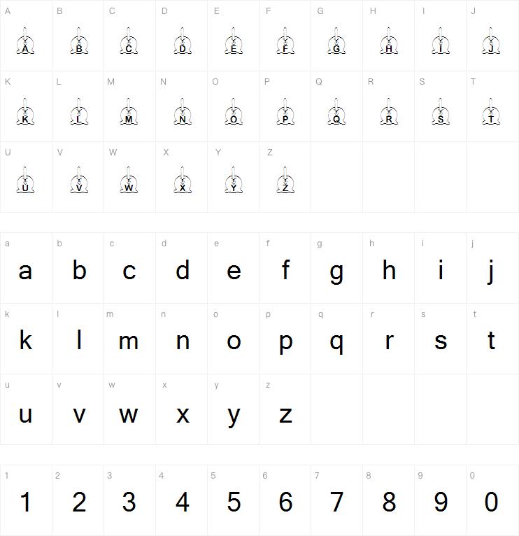 KR Caramel Apple字体