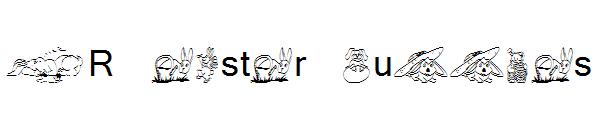 KR Easter Bunnies字体