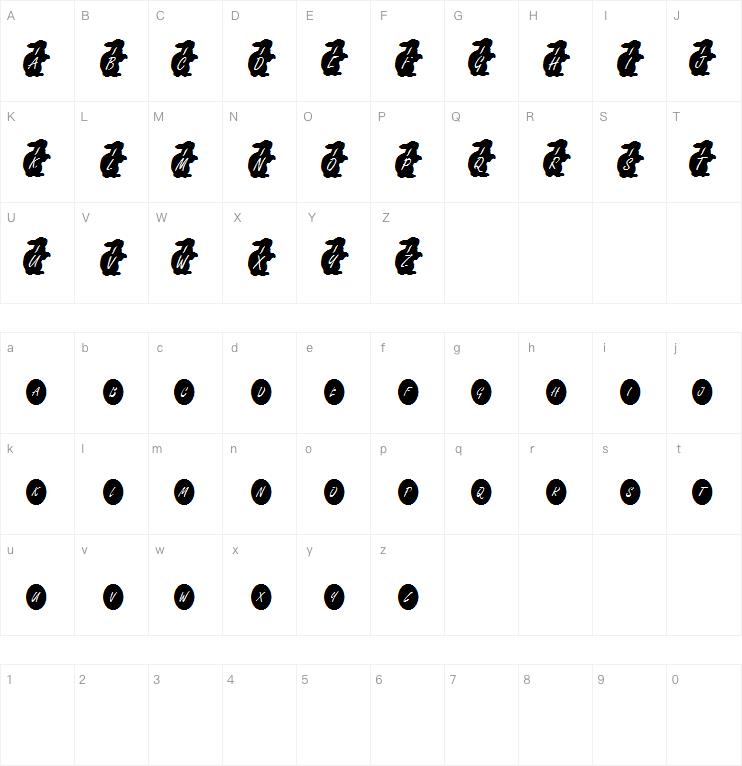 KR Easter Rabbit字体