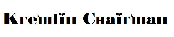 Kremlin Chairman字体