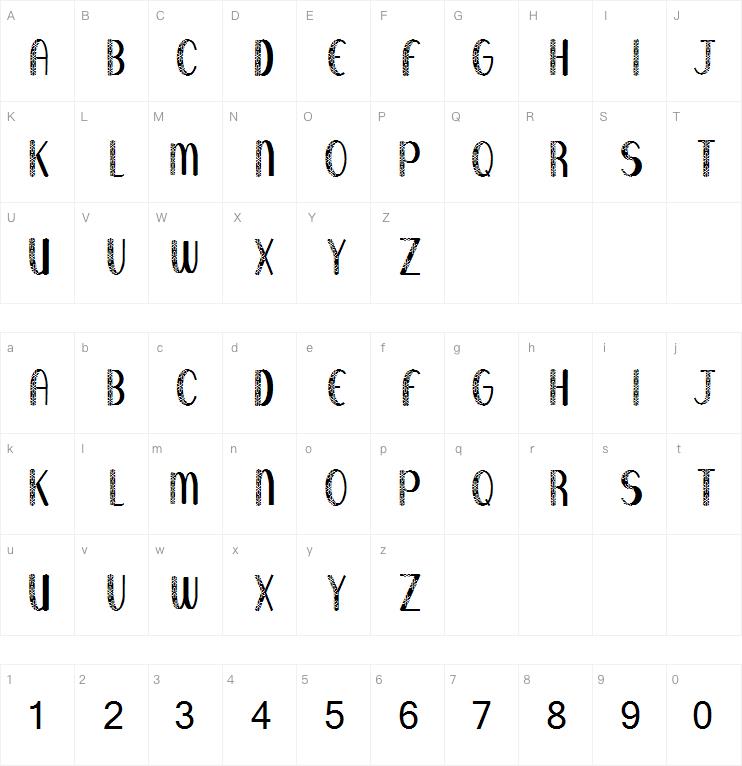 KR Filled With Flowers字体