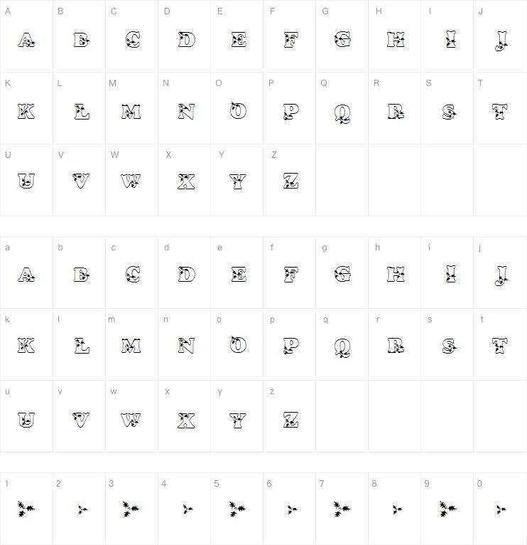 KR Holly字体