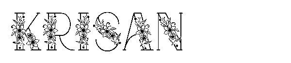 Krisan字体