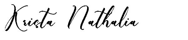 Krista Nathalia字体