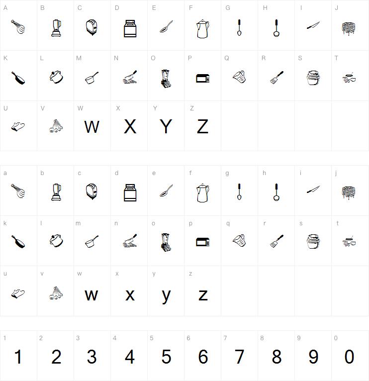 KR Kitchen Dings字体