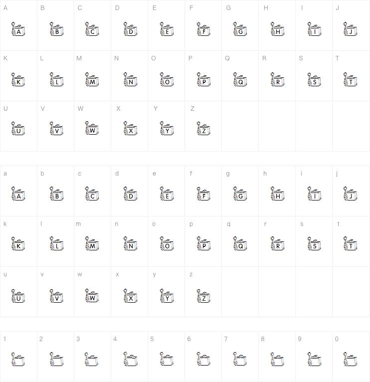 KR Off To Work!字体