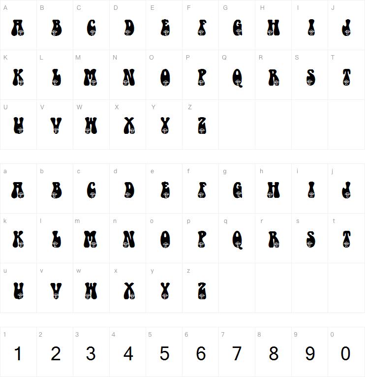 KR Shroom字体