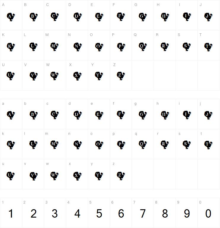 KR Turkey Time字体