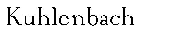 Kuhlenbach字体