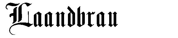 Laandbrau字体