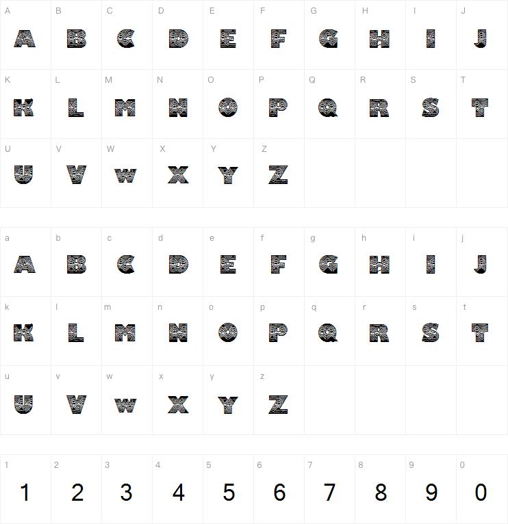 Lacy字体