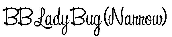 BB Lady Bug (Narrow)字体