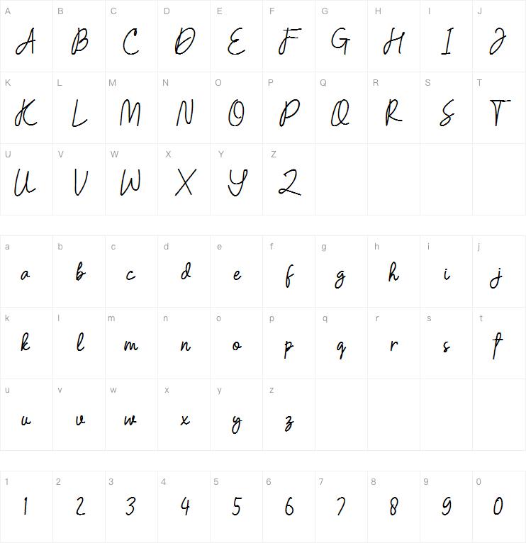 Lafentha字体