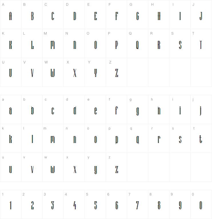 Lagniappe Inline字体