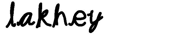 lakhey字体