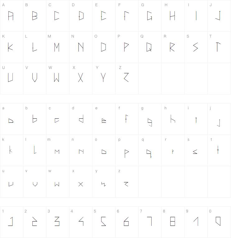 la magie字体