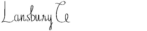 Lansbury G字体