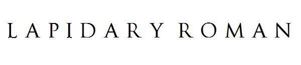 Lapidary roman字体