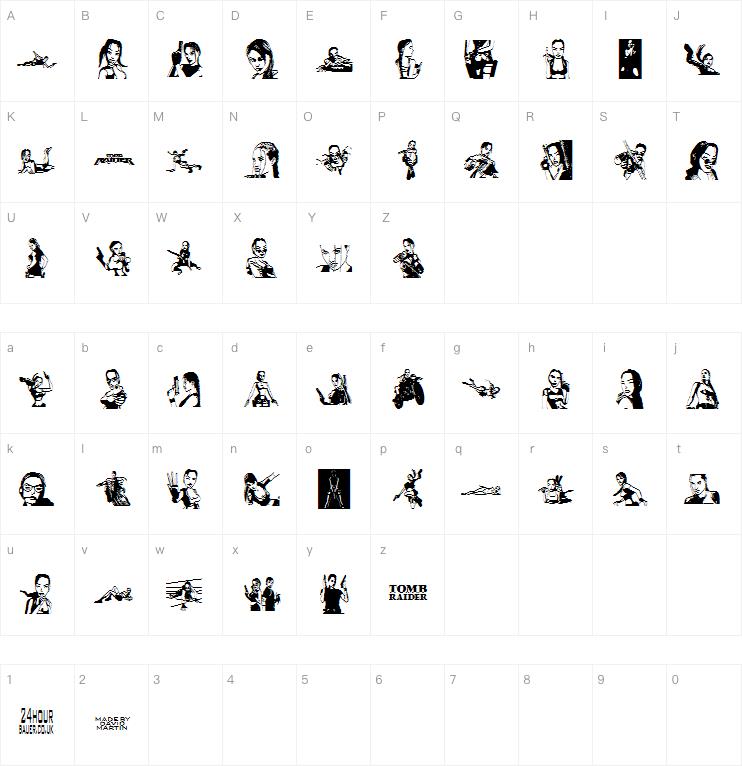 Lara Croft Tomb Raider字体