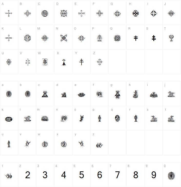 Laus Sus Cris字体