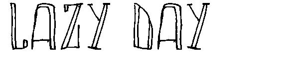 LAZY DAY字体