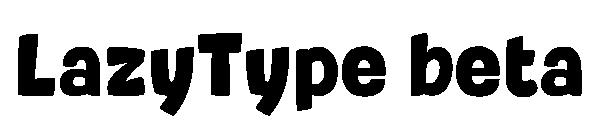 LazyType beta字体