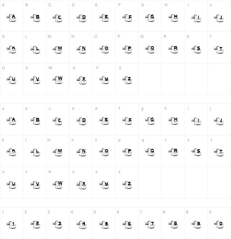 LCR Just Duckie字体