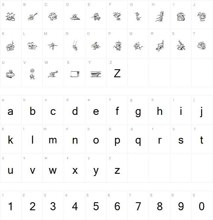 LCR Meeses字体