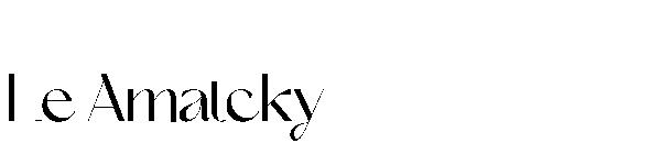 Le Amatcky字体