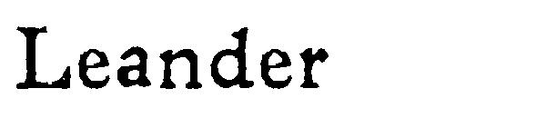 Leander字体