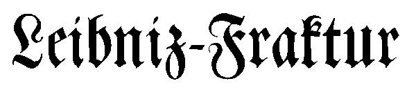 Leibniz-Fraktur字体