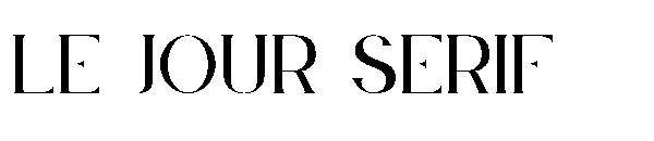 Le Jour Serif字体