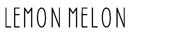 Lemon Melon字体