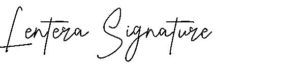 Lentera Signature