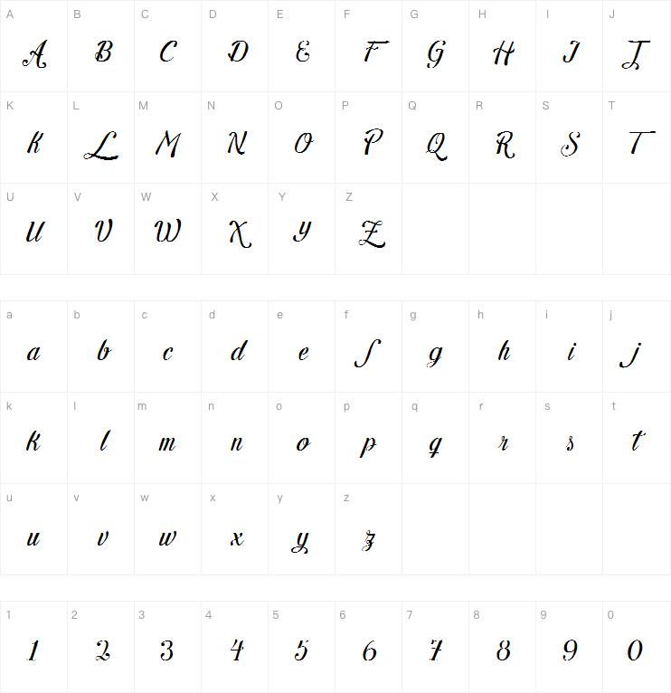 Letra Hipster字体