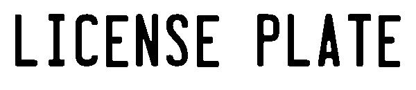 License Plate