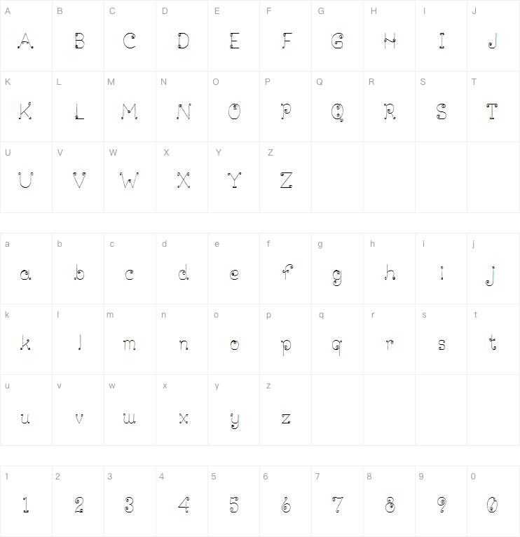 Lickcurl Petite字体