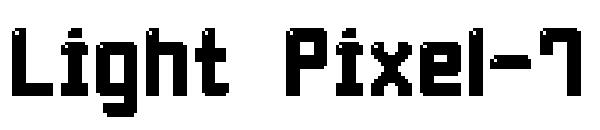 Light Pixel-7字体