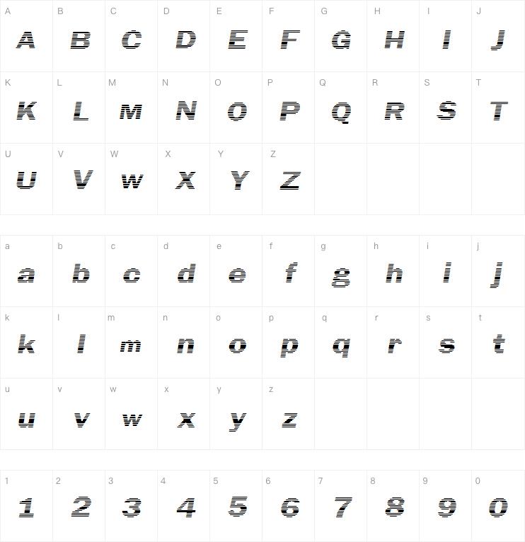 Linear Beam字体