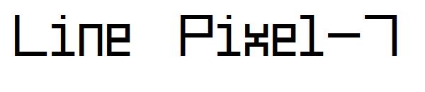 Line Pixel-7字体