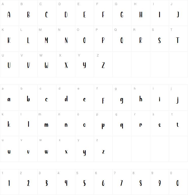LIONEL VIRGI字体