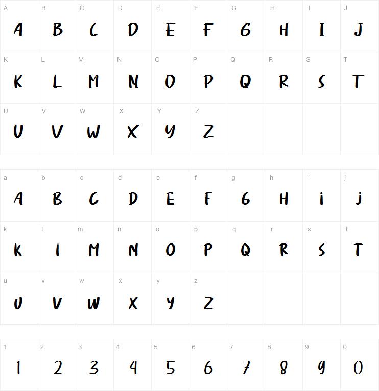 Listan Type字体