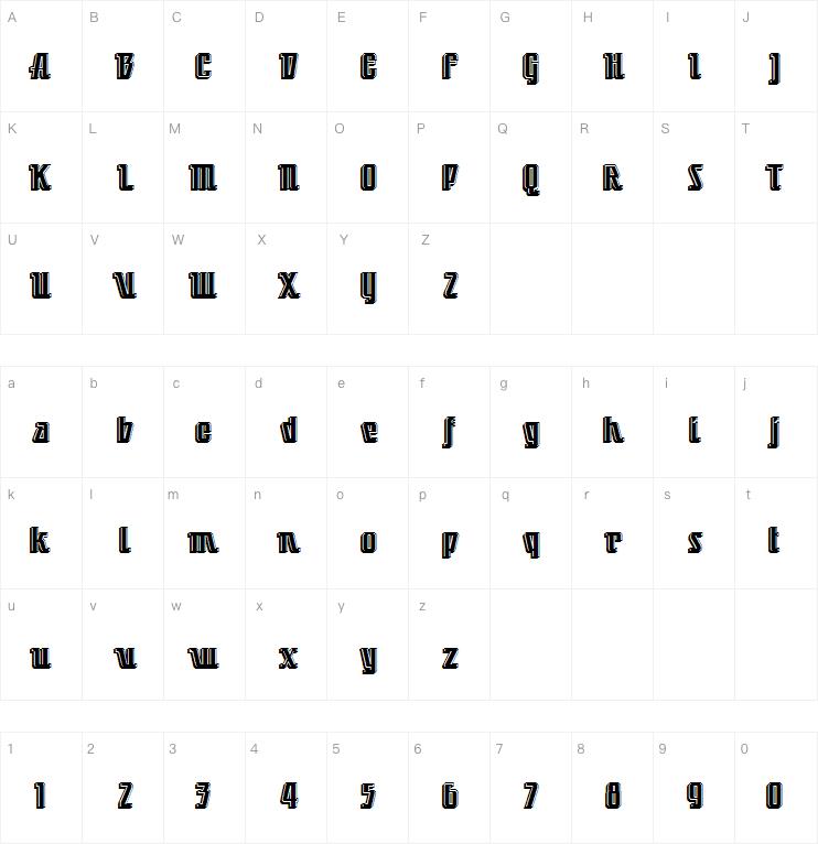 Little Deuce Coupe NF字体