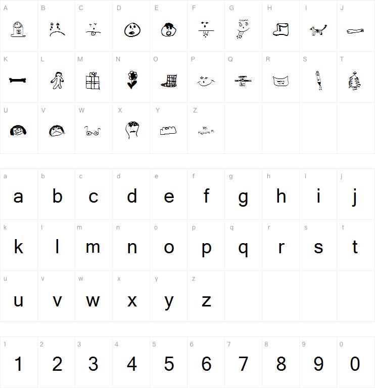 Little Sister Dingbats字体